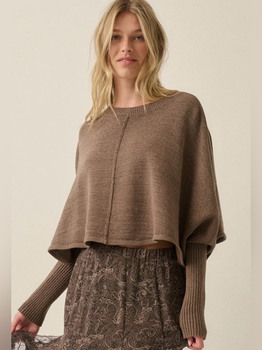 Dolman Sleeve Sweater